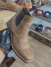 Italian Cowhide Embroidered Ankle Boots