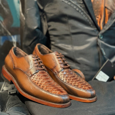 Vintage Python Leather Loafers