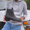 Handcrafted Solid Color Cowhide Ankle Boots