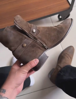 Vintage Suede Boots