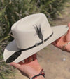 Black Feather Cowboy Hat