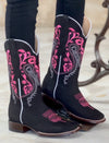 Vintage Embroidered Cowboy Boots