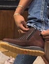 Cowhide Woven Western Ankle Boots(Buy 2 Free Shipping✔️)