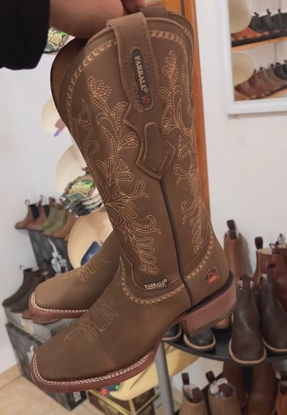 Hand-embroidered Western Cowboy Boots