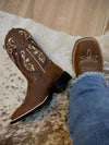 Vintage Handmade Embroidered Cowboy Boots