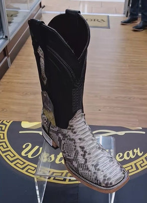 Exotic Python Skin Boots