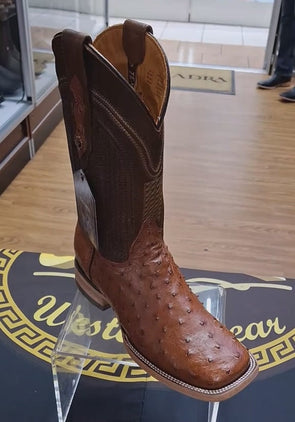 Exotic Ostrich Skin Boots