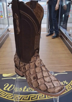 Exotic Fish Skin Boots