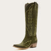 Suede Classic Tall Cowgirl Boots With Embroidery