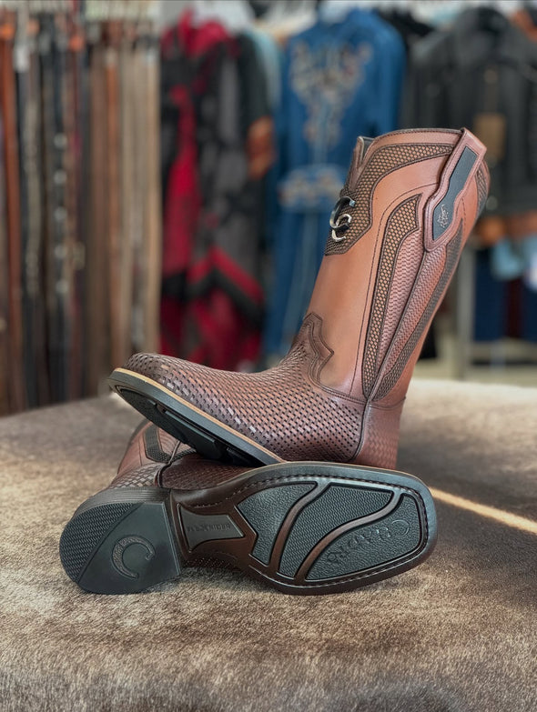 Western Hand-woven Cowboy Boots
