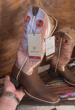 Laser-engraved Embroidered Cowgirl Boots