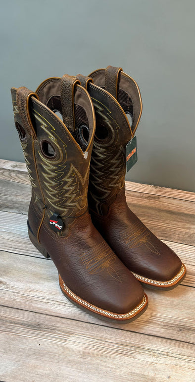 Vintage Embroidered Western Ranch Cowboy Boots