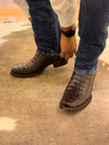 Exotic Black Crocodile Skin Boots