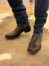 Exotic Black Crocodile Skin Boots