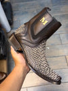 Vintage Python Skin Letter Boots