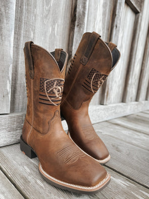 Freedom Distressed Brown Western Boots