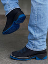 Zeus Western Embroidered Ankle Boots