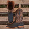 Exotic Piraroucu Mustang Square Toe Boots