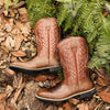 Vintage Embroidered Western Ranch Boots