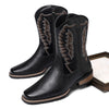 Western Vintage Embroidered Knight Boots