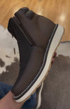 Western Vintage Python Skin Cowboy Ankle Boots