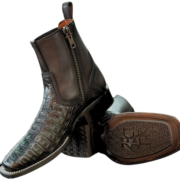 Handmade Caiman Alligator Leather Boots