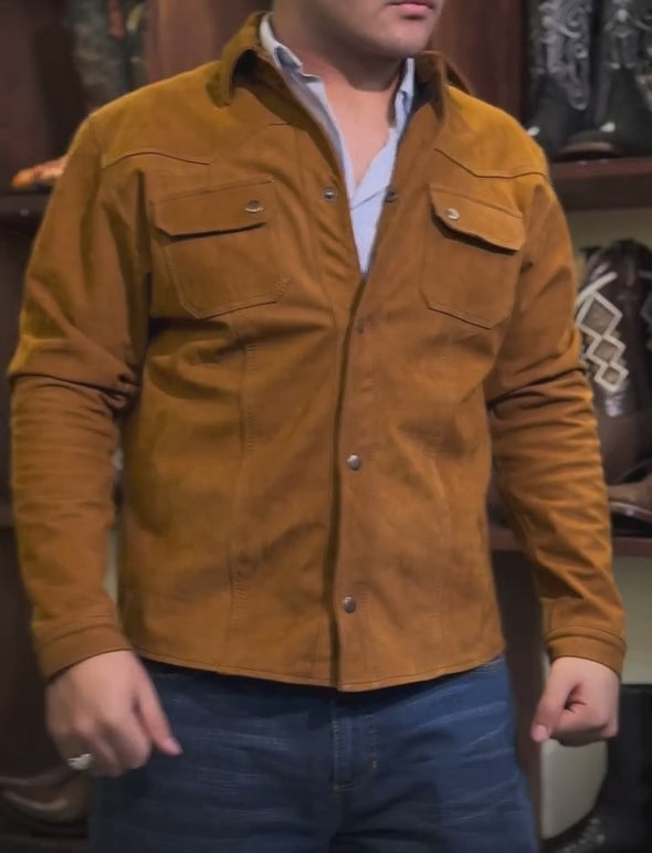 Suede Shirt Jacket