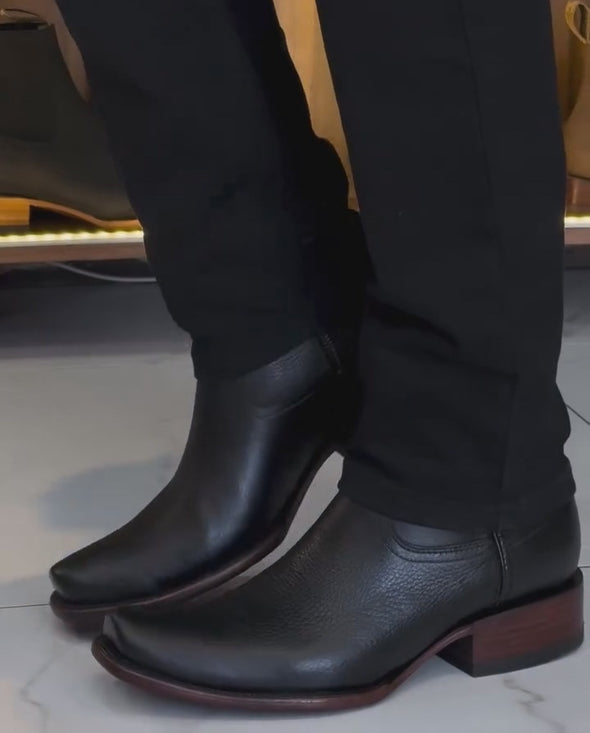Italian Cowhide Vintage Western Boots