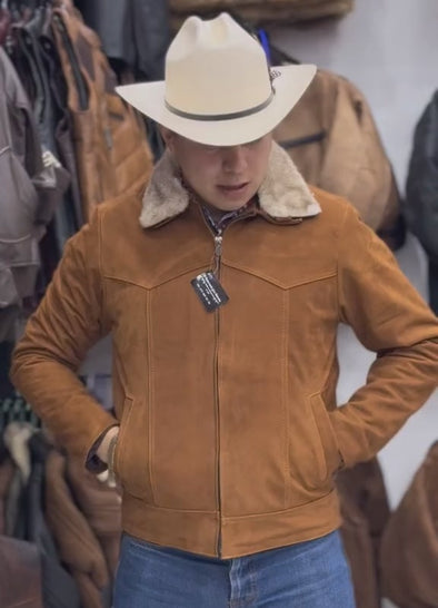 Lambswool Suede Jacket