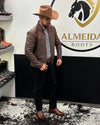 Python Skin Patchwork Jacket