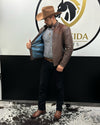 Python Skin Patchwork Jacket