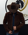 Minimalist Western Suede Jacket