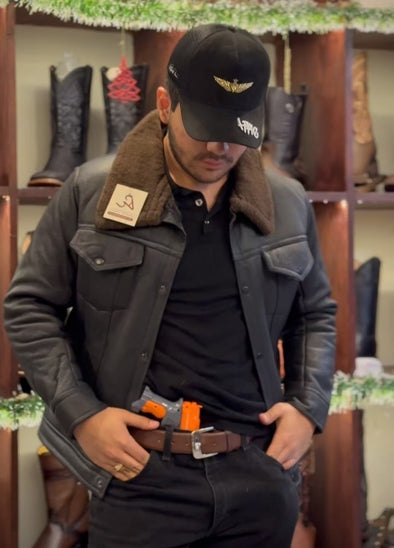 Marlboro Wool Collar Western Jacket