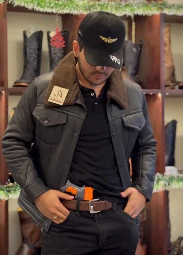 Marlboro Wool Collar Western Jacket