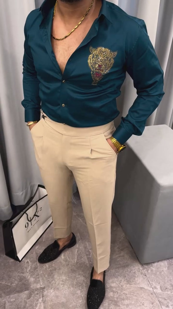 Tiger-Head Diamond Shirt