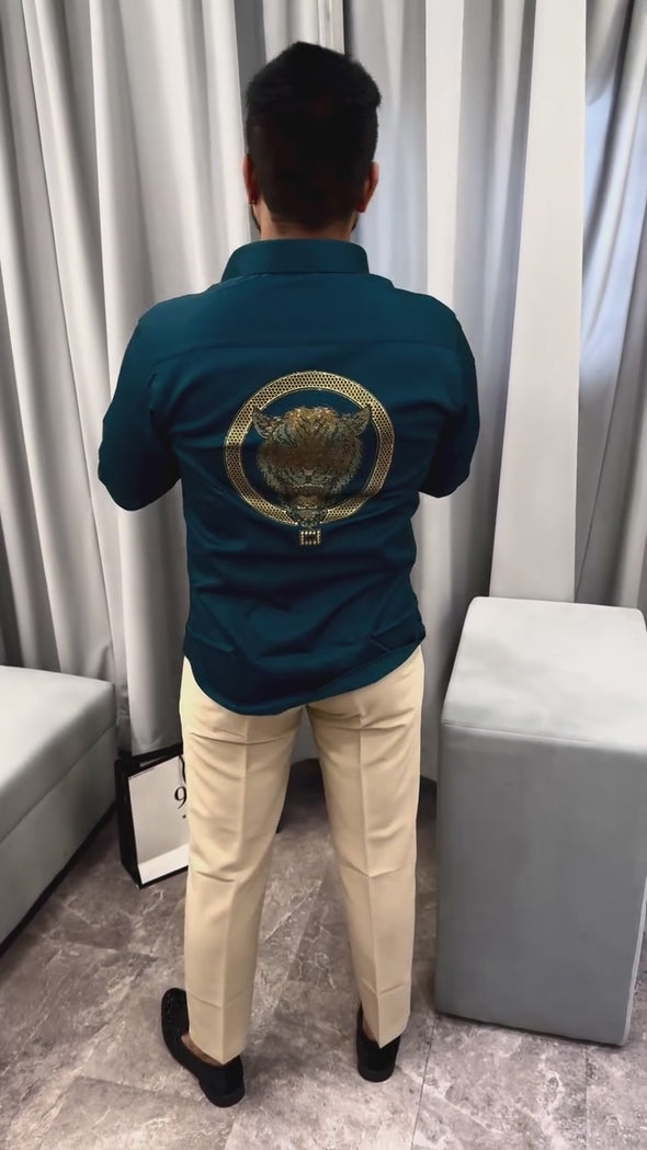 Tiger-Head Diamond Shirt