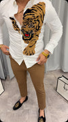 Handcrafted Tiger Diamond Shirt