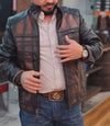 Handcrafted Vintage Tobacco Jacket