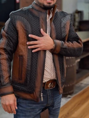 Handcrafted Vintage Cowhide Jacket