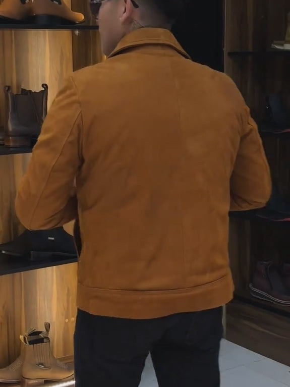Minimalist Suede Jacket