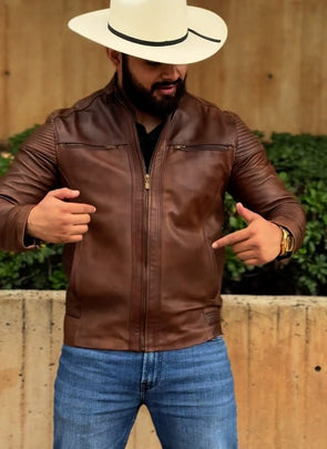 Handcrafted Western Vintage Cowhide Jacket