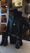 Black Classic Cowhide Jacket