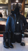 Black Classic Cowhide Jacket