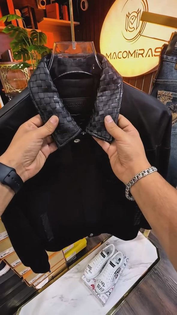 Handwoven Cowhide Jacket