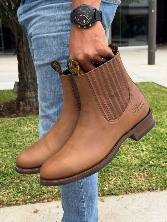 Charro Men's Western Boots With No-Slip Soles