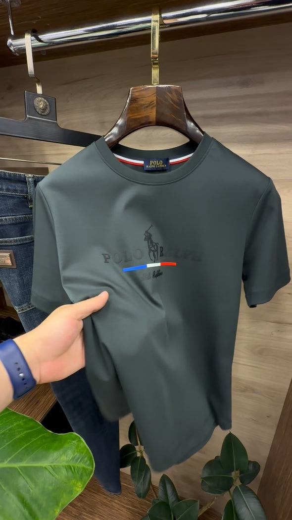 Hand-embroidered T-shirt