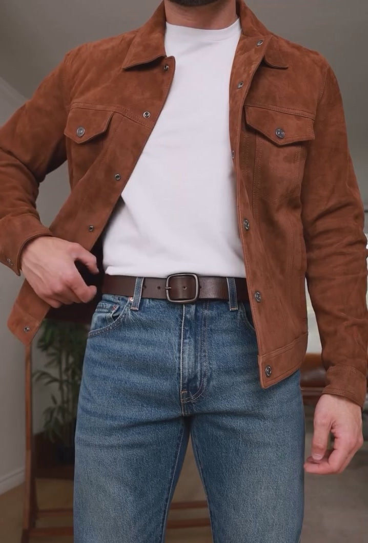 Suede Shirt Jacket