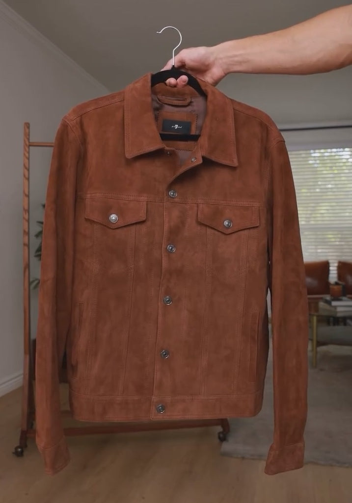 Suede Shirt Jacket