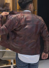 Western Vintage Cowhide Jacket