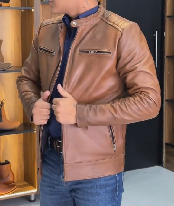 Italian Cowhide Vintage Jacket